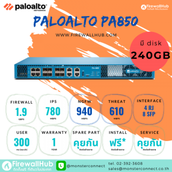 Paloaltonetworks PA-820 [PAN-PA-850] ราคาถูก