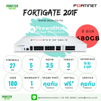 Fortigate 201F ราคาถูก