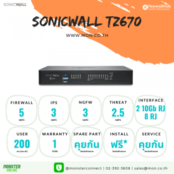 Sonicwall TZ670