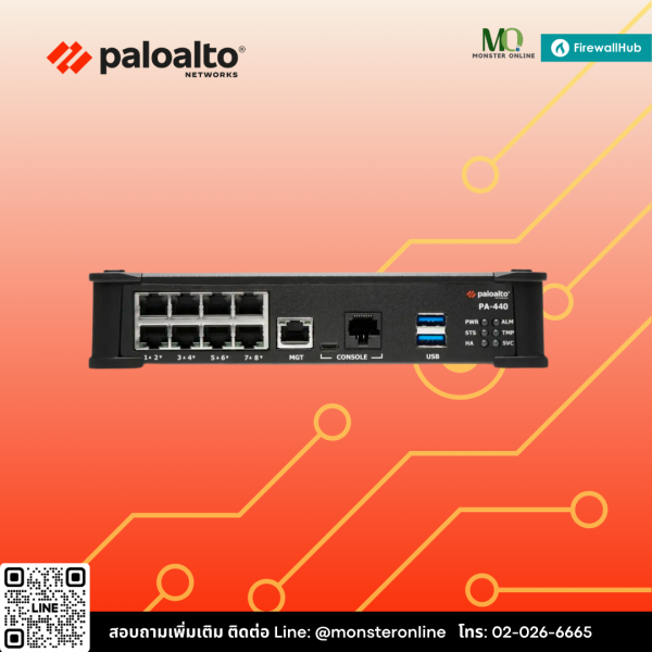 Palo Alto PA-440 | Next-Gen Firewall ขนาดเล็ก ประสิทธิภาพสูง